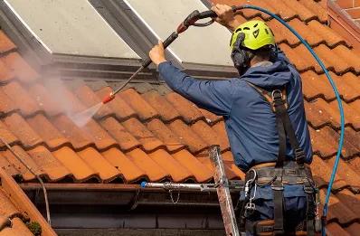 Démoussage et hydrofuge de toiture à Sainte-Florine